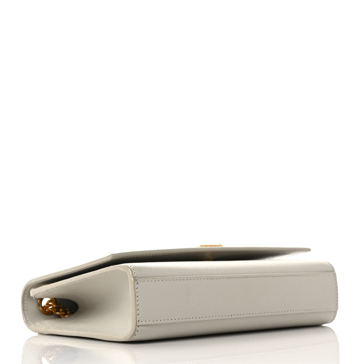 Grain De Poudre Small Monogram Kate Satchel Crema Soft
