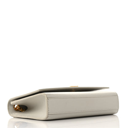Saint Laurent Grain De Poudre Small Monogram Kate Satchel Crema Soft 4 of 10