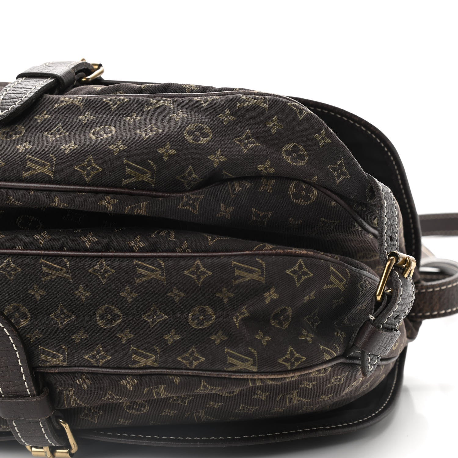Louis Vuitton Monogram Mini Lin Saumur Ebene 9 of 11