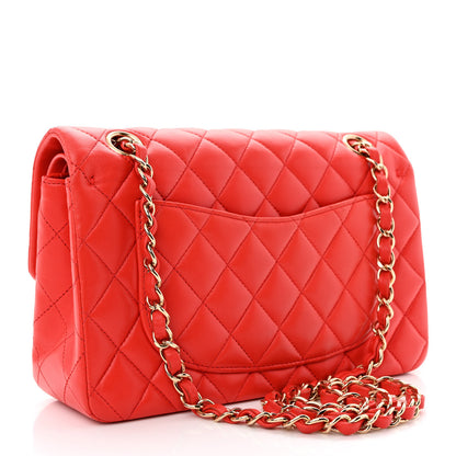 Chanel Lambskin Quilted Small Double Flap Red 3 of 10