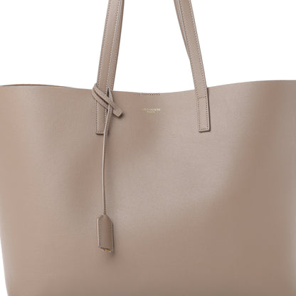 Saint Laurent Calfskin Large Shopping Tote Taupe 8 of 10