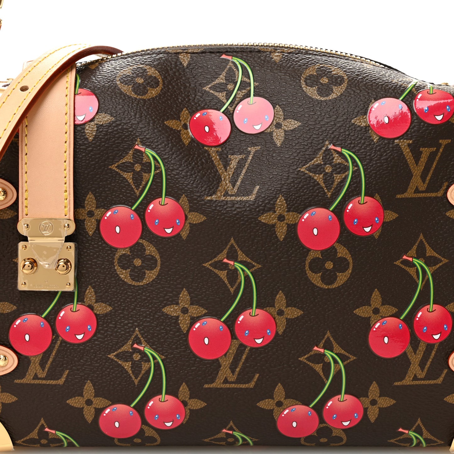 LV X TM Monogram Cerises Side Trunk MM