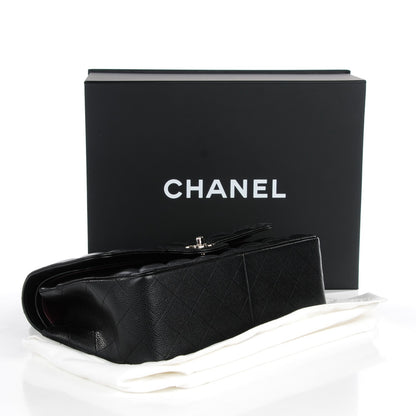 Chanel Caviar Quilted Jumbo Double Flap Black 4 of 9