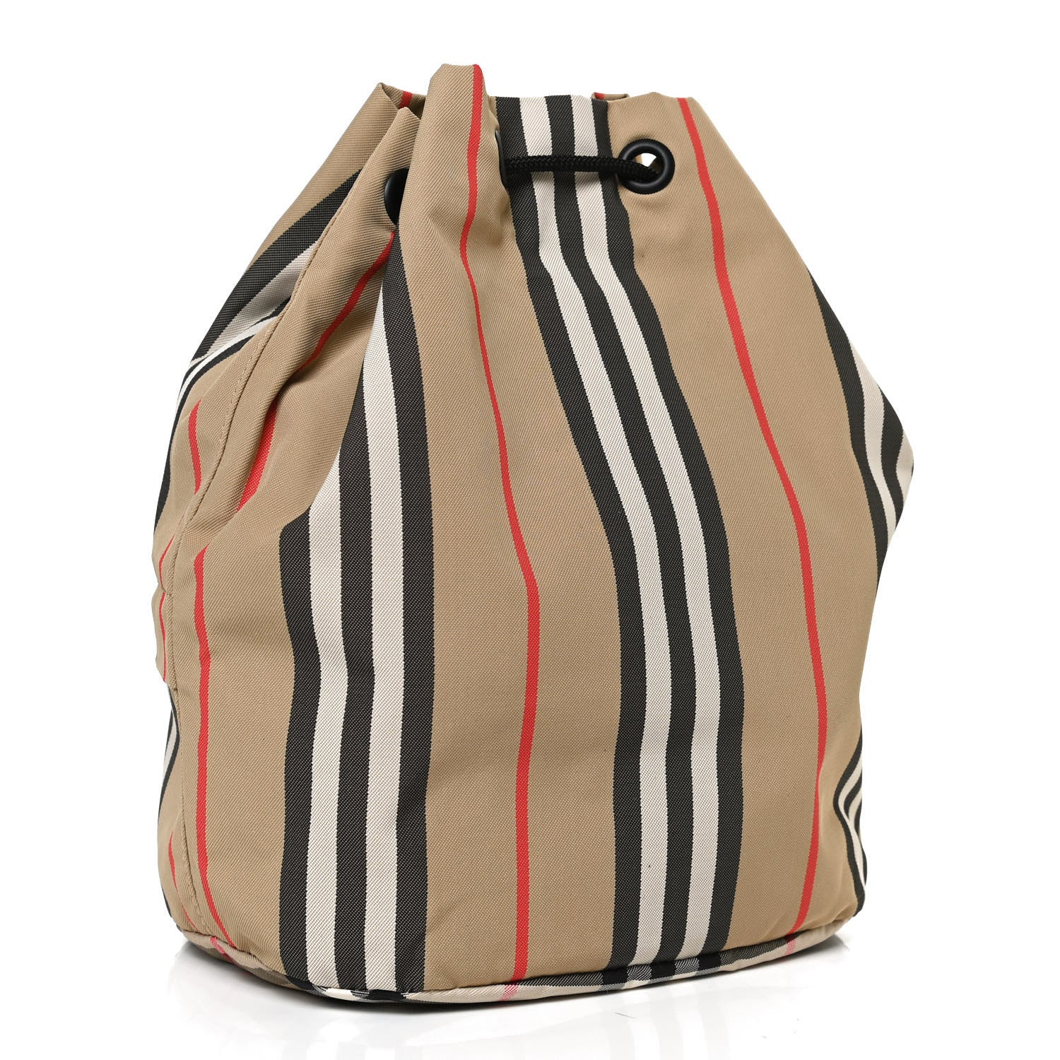 Burberry Econyl Icon Stripe Phoebe Drawcord Pouch Archive Beige 3 of 9