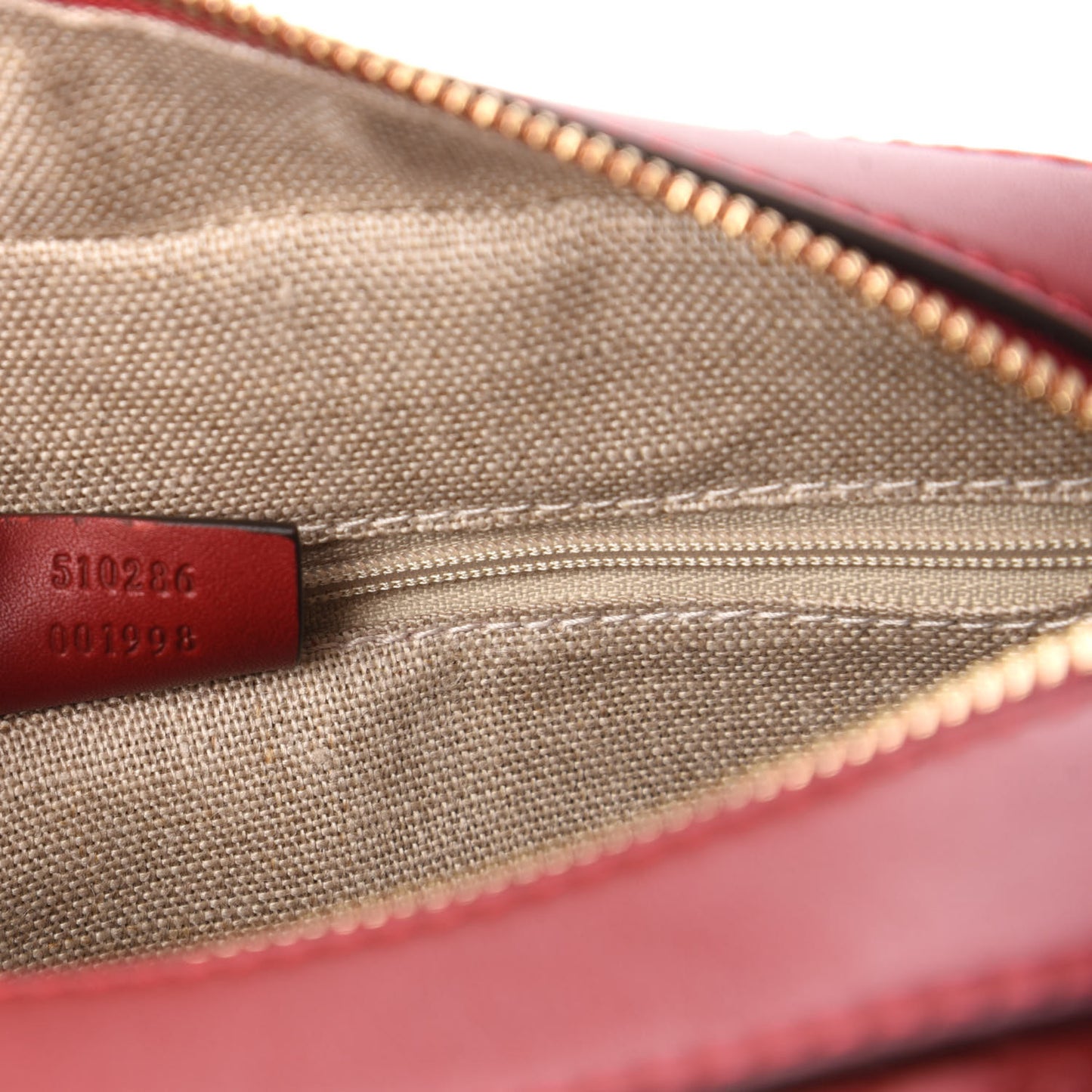 Soft Microguccissima Medium Crossbody Bag Rosso