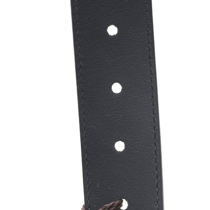 Louis Vuitton Calfskin Pont Neuf Belt 95 38 Black 5 of 6