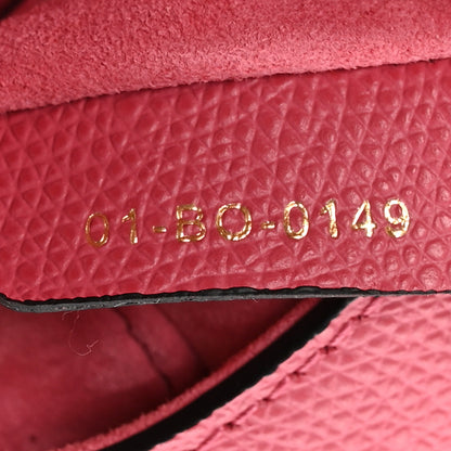Christian Dior Grained Calfskin Mini Saddle Bag Pink 5 of 10