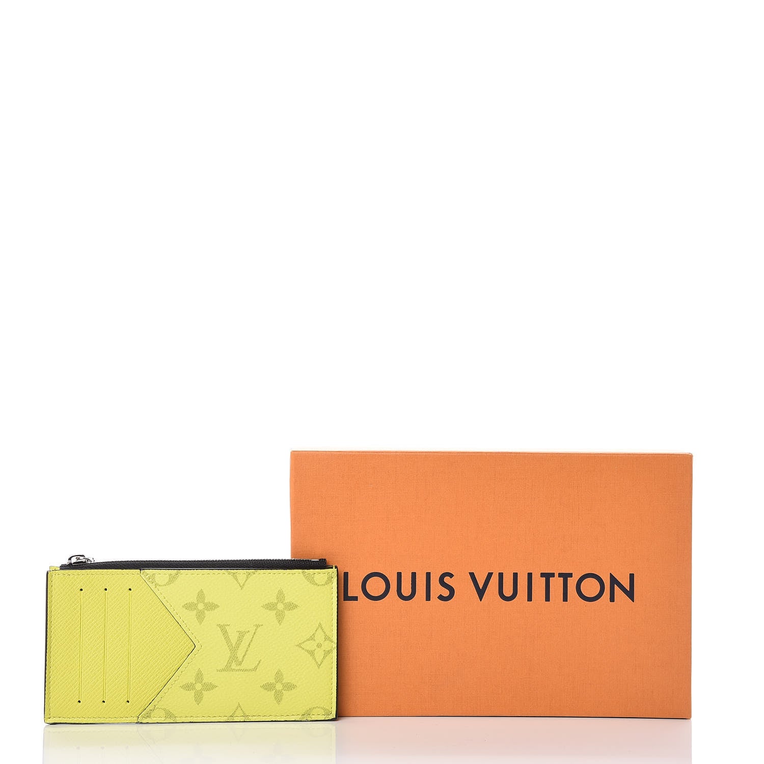 Louis Vuitton Monogram Taiga Coin Card Holder Yellow 8 of 8