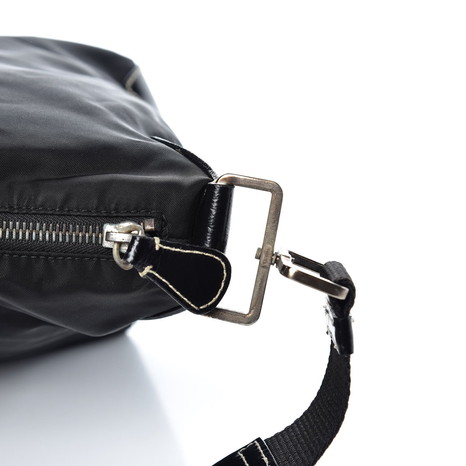 Prada Tessuto Nylon Hobo Black 13 of 15