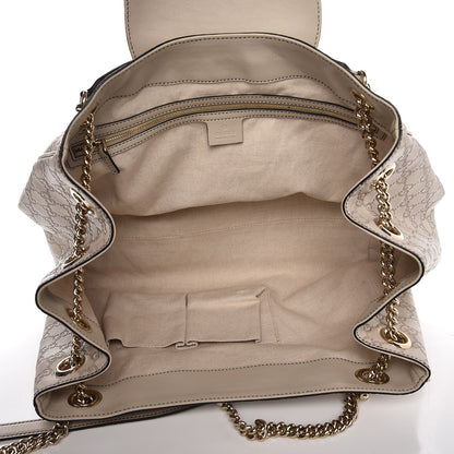 Gucci Guccissima Signature Medium Emily Shoulder Bag Mystic White 5 of 10