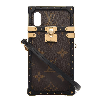 Louis Vuitton Monogram Eye-Trunk iPhone X Case 1 of 8