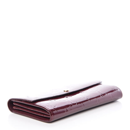 Louis Vuitton Vernis Sarah Wallet Rouge Fauviste 4 of 15