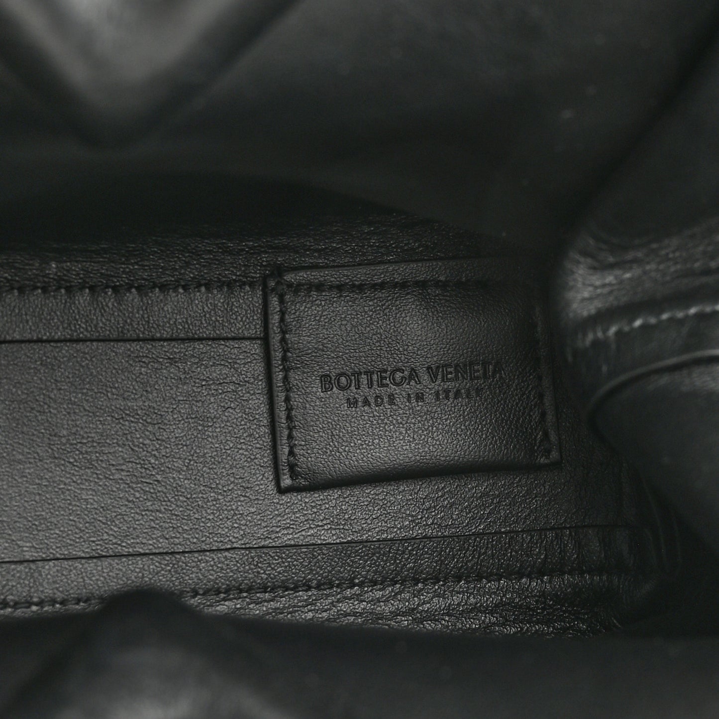 Calfskin Small The Point Triangle Bag Black