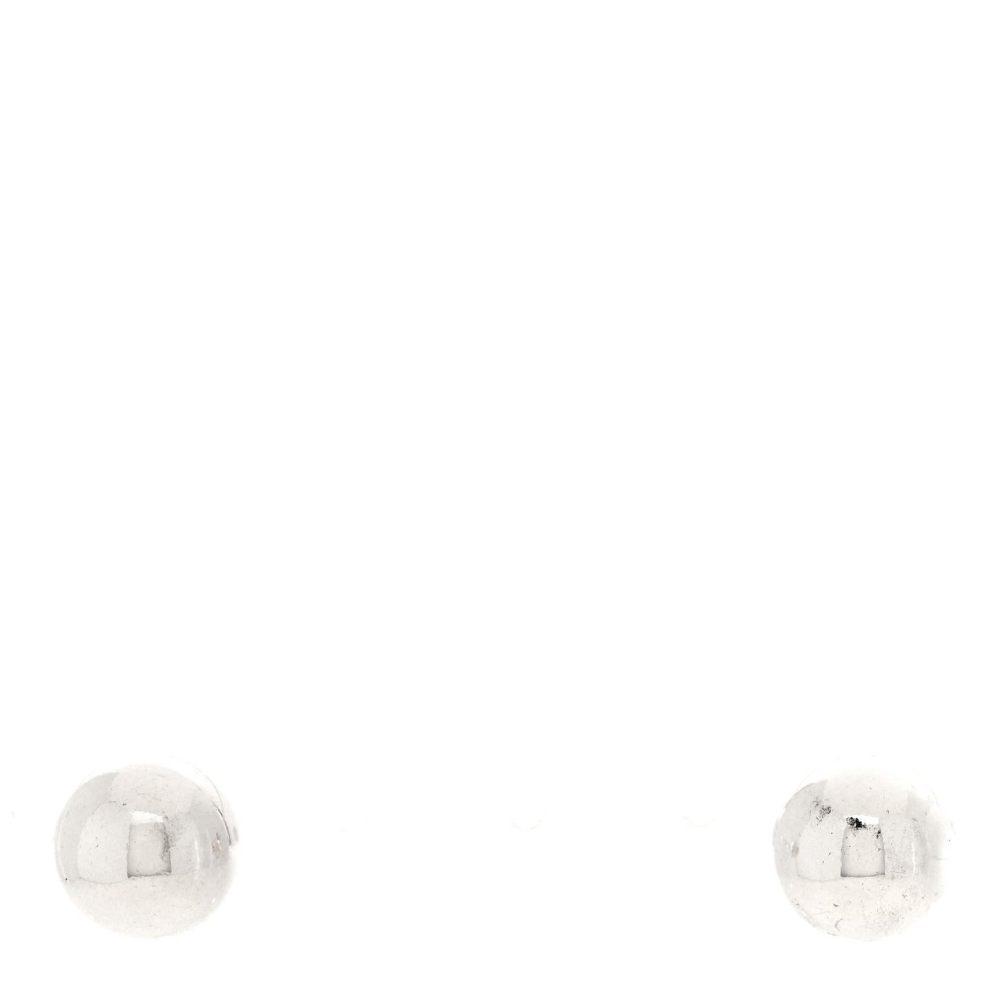 Sterling Silver 8mm Hardwear Ball Earrings