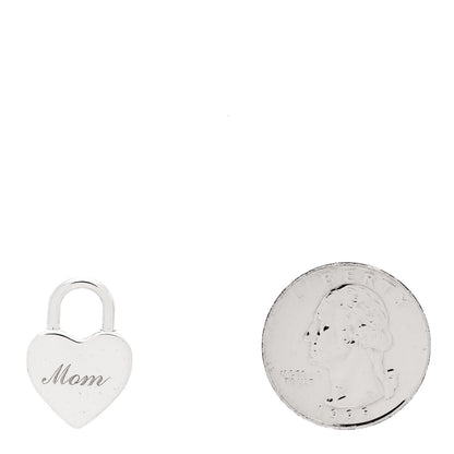 Tiffany Sterling Silver Heart Lock Charm 2 of 4