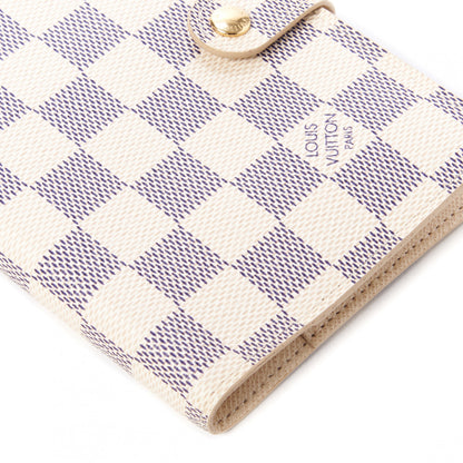 Louis Vuitton Damier Azur Small Ring Agenda Cover 4 of 8