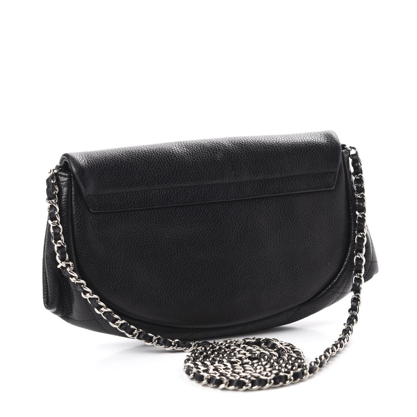 Caviar Half Moon Wallet On Chain WOC Black