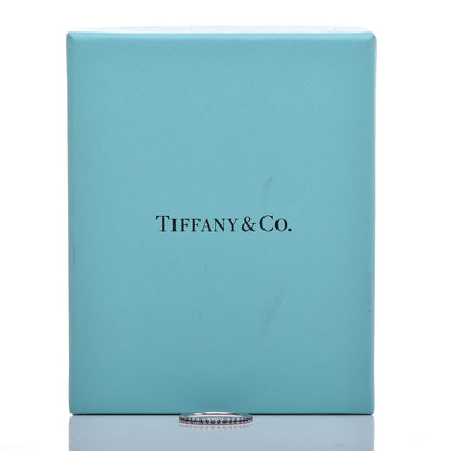 Tiffany 18K White Gold Iolite Metro Ring 47 4.25 7 of 7