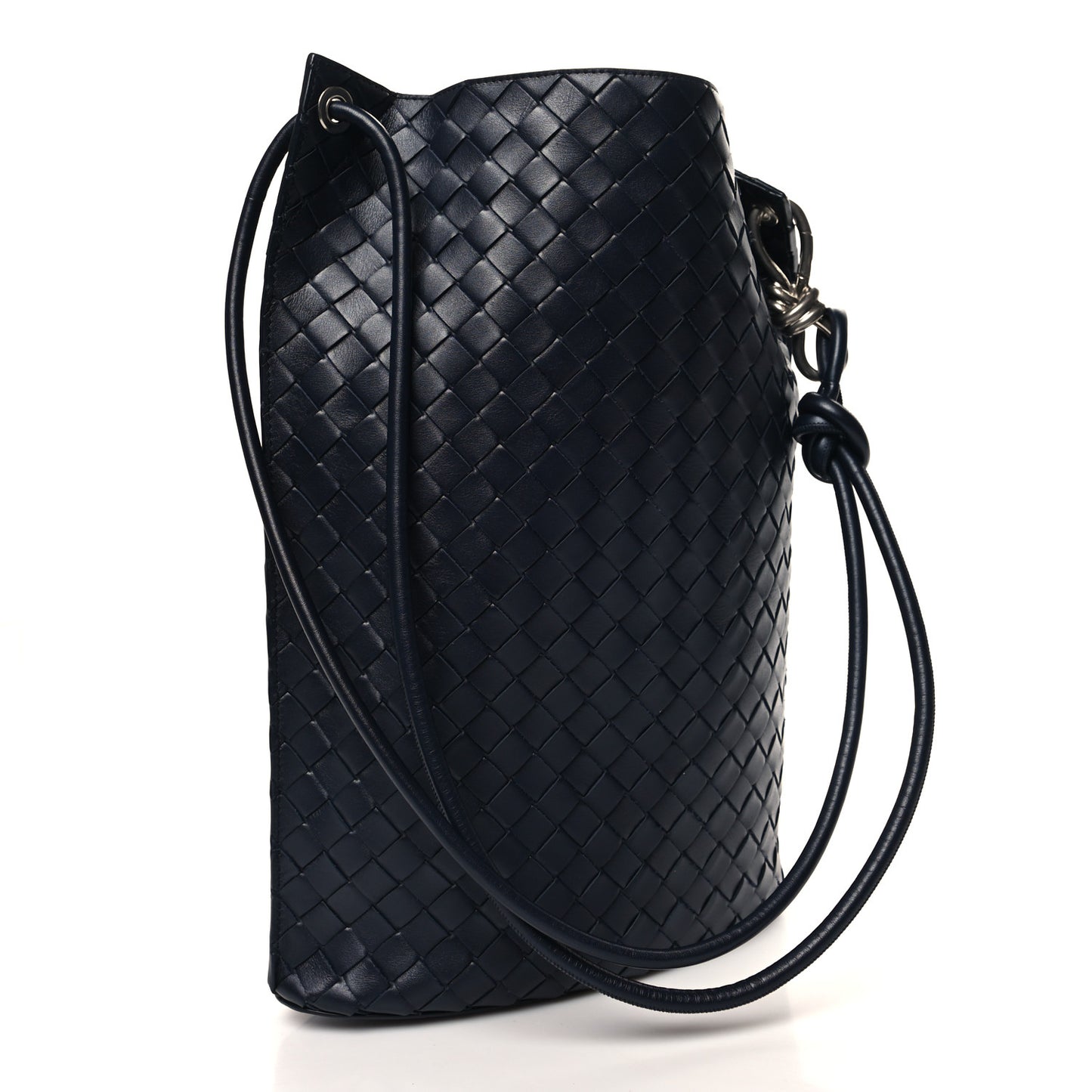 Nappa Intrecciato Medium Knot Bucket Bag Space