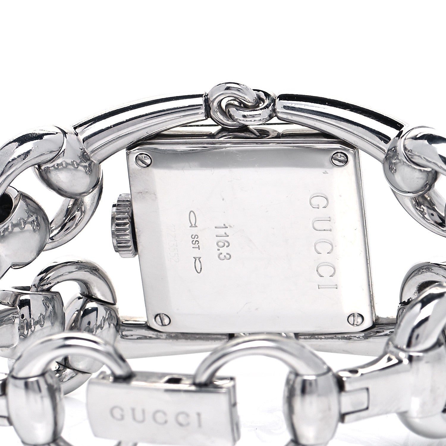 Gucci Stainless Steel Blue Mother of Pearl 25mm Signoria Quartz Watch 7 of 8