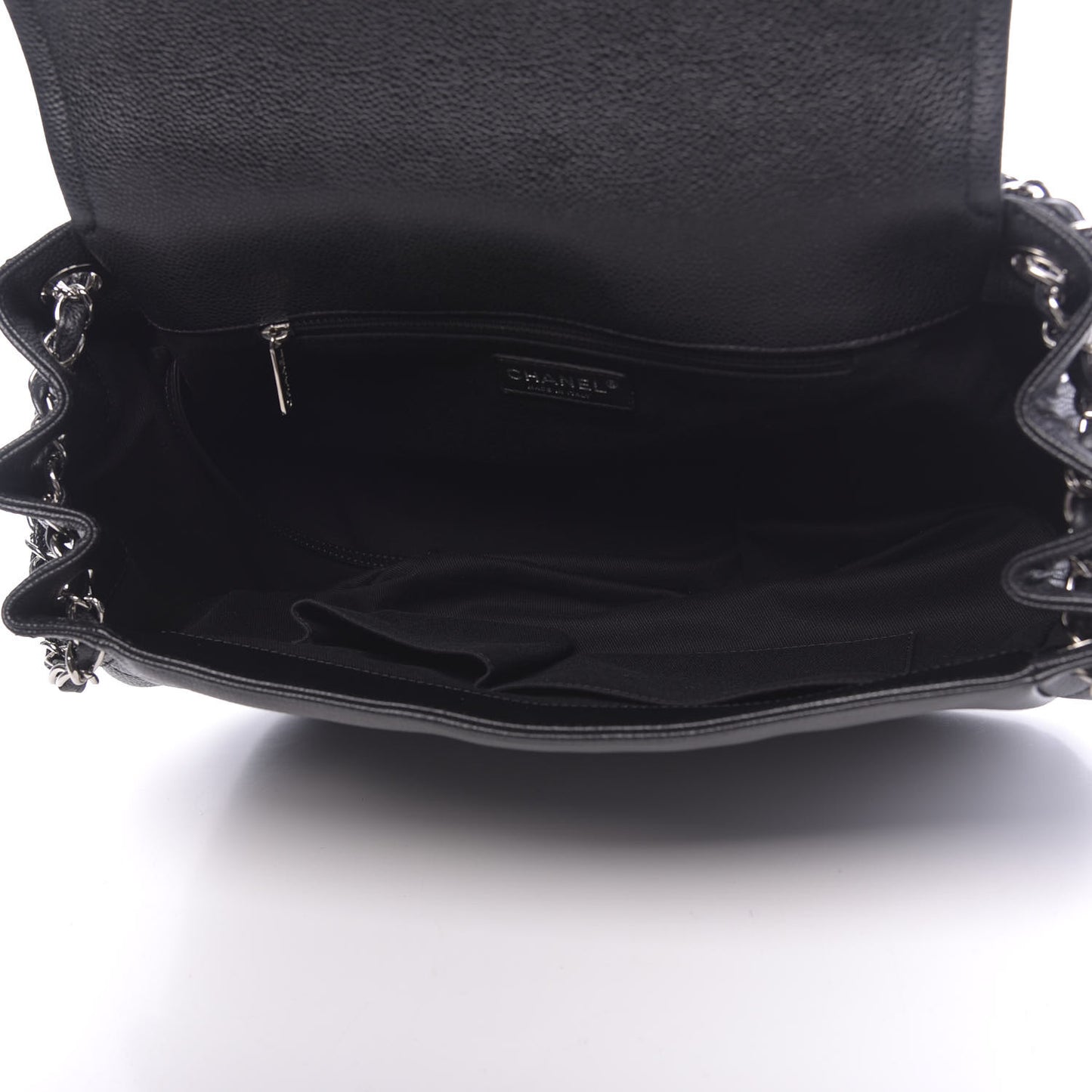 Caviar Timeless CC Accordion Flap Black