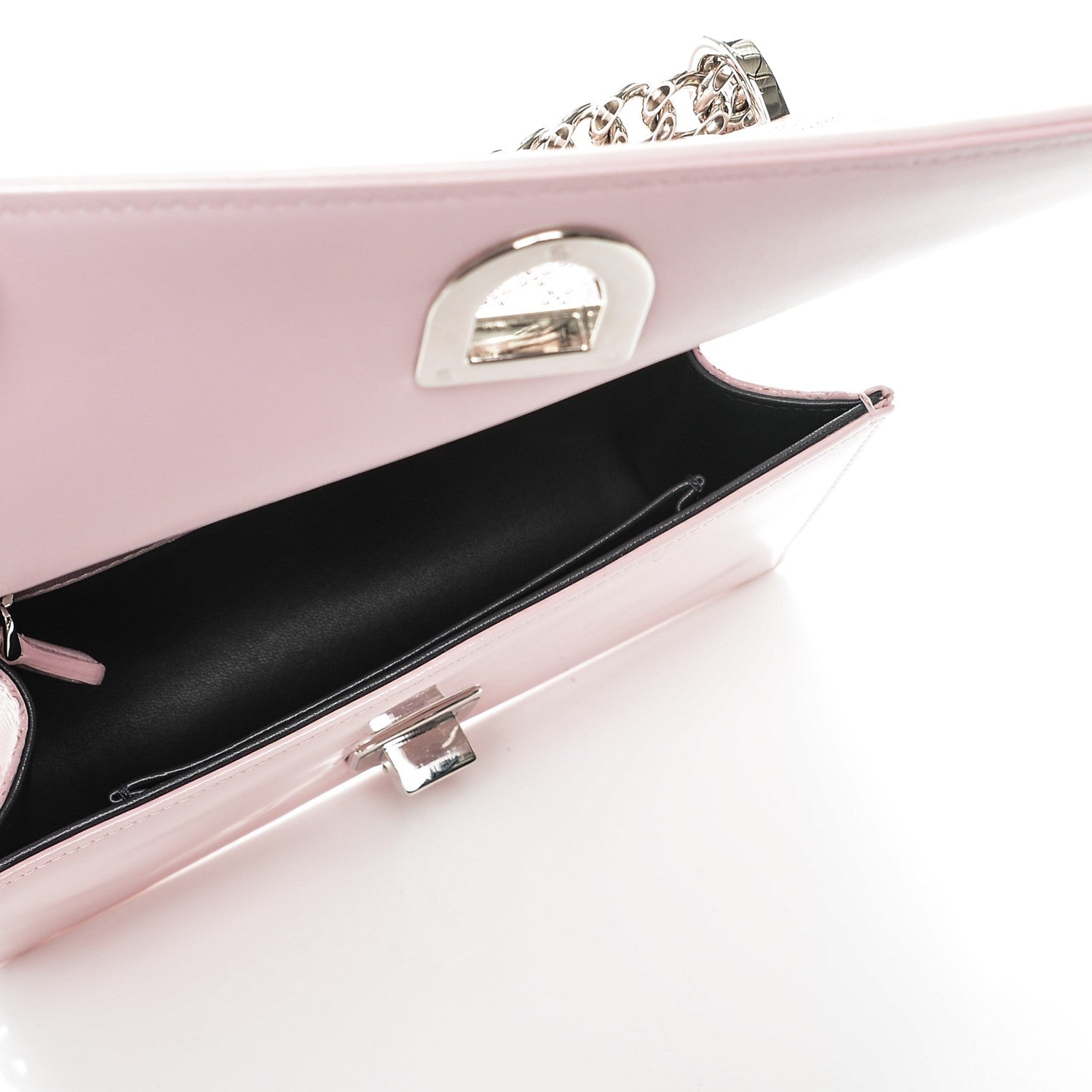 Christian Dior Patent Micro-Cannage Small Diorama Flap Bag Rose 5 of 6