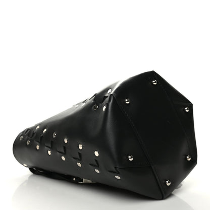 Proenza Schouler Calfskin Medium Studded Hex Bucket Black 4 of 8