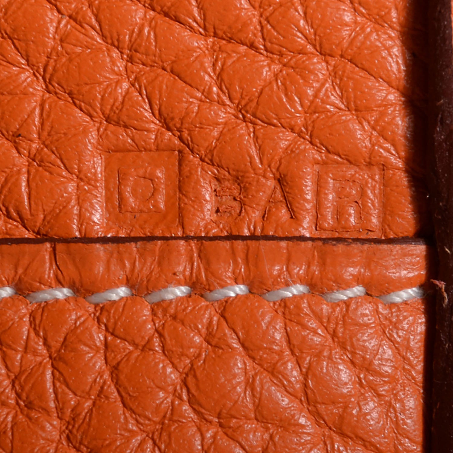 Hermes Taurillon Clemence Double Sens 36 Reversible Tote Gold and Orange 11 of 11