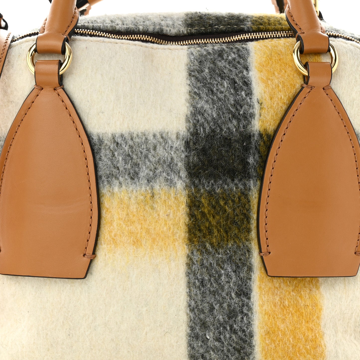 Calfskin Wool Medium Daria Tan Multicolor