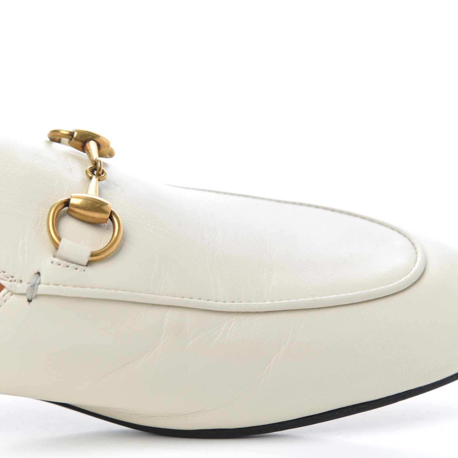 Gucci Malaga Kid Womens Princetown Slippers 37 Mystic White 12 of 17