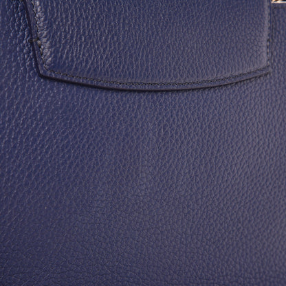 Louis Vuitton Taurillon Python Capucines PM Blue Marine 10 of 19