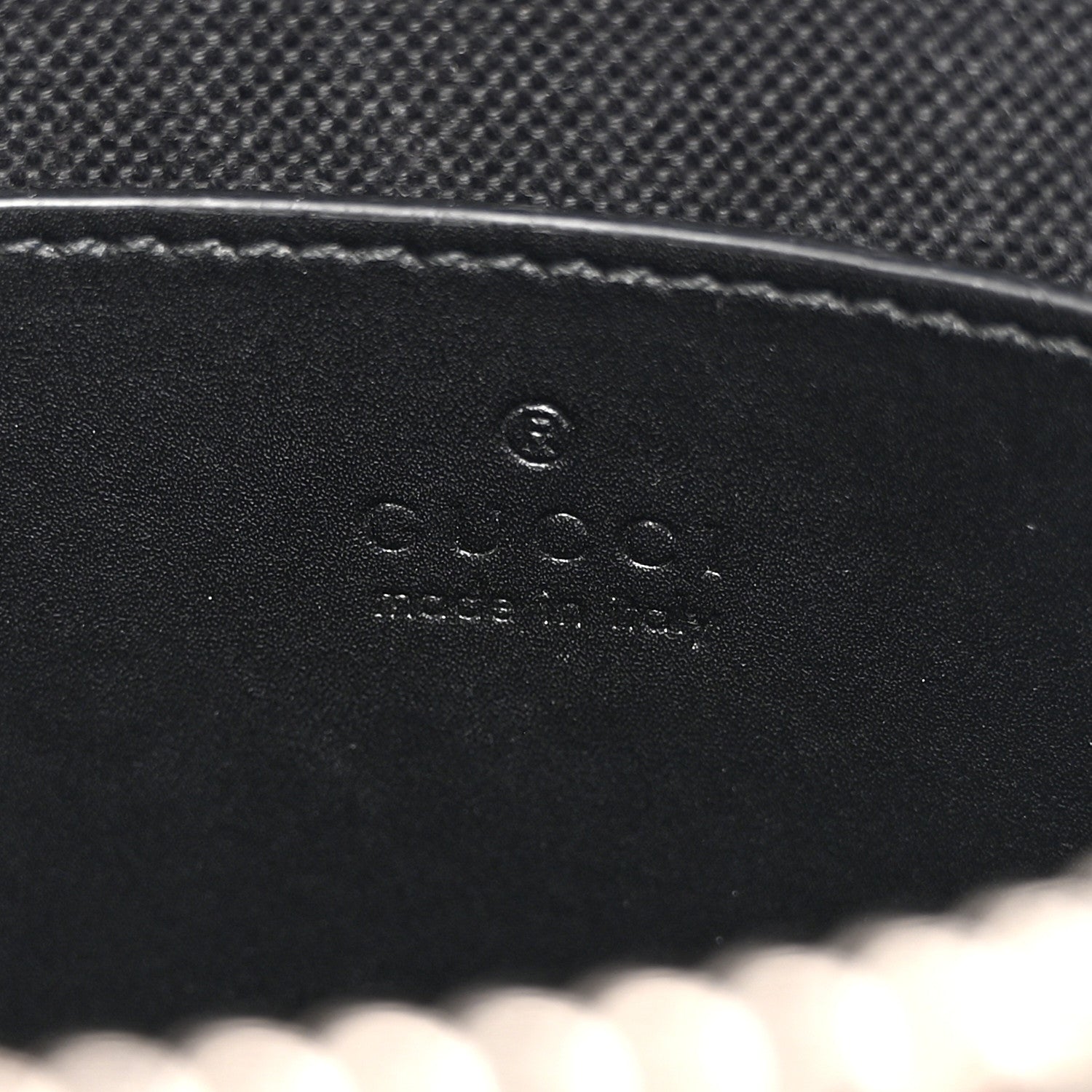 Gucci GG Supreme Monogram Web Small Flat Messenger Bag Black Grey 6 of 10