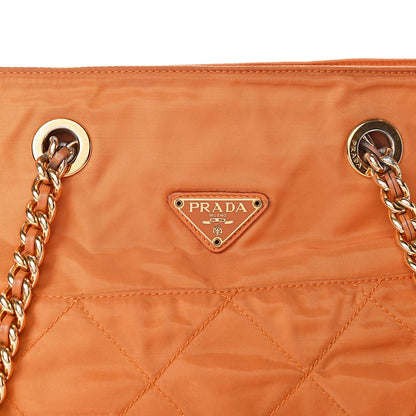 Prada Tessuto Nylon Quilted Impunturado Bag Ambra 13 of 13