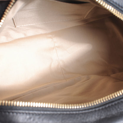 Chloe Leather Medium Military Paraty Black 5 of 7