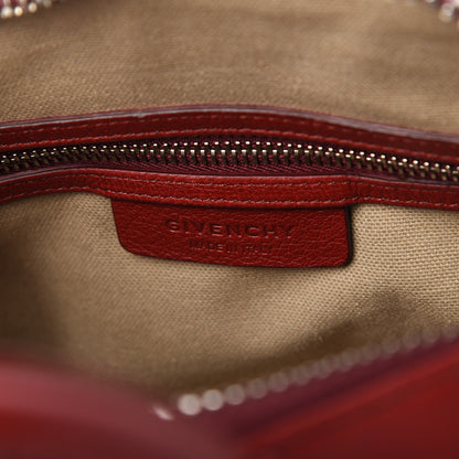 Givenchy Sugar Goatskin Mini Antigona Dark Red 8 of 10