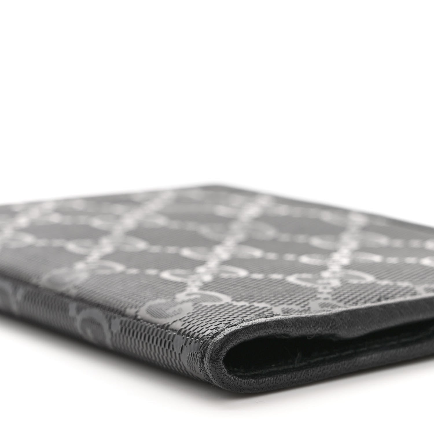 Gucci GG Crystal Monogram Passport Holder Black 8 of 9