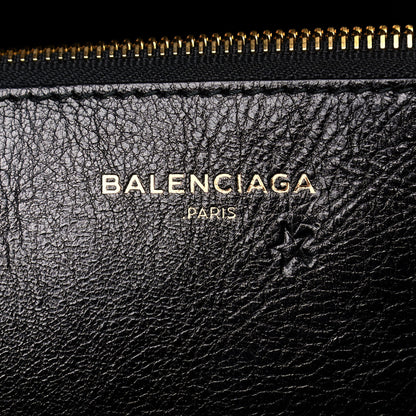 Balenciaga Agneau Floral Print Medium Blanket Square Tote Orange 6 of 12