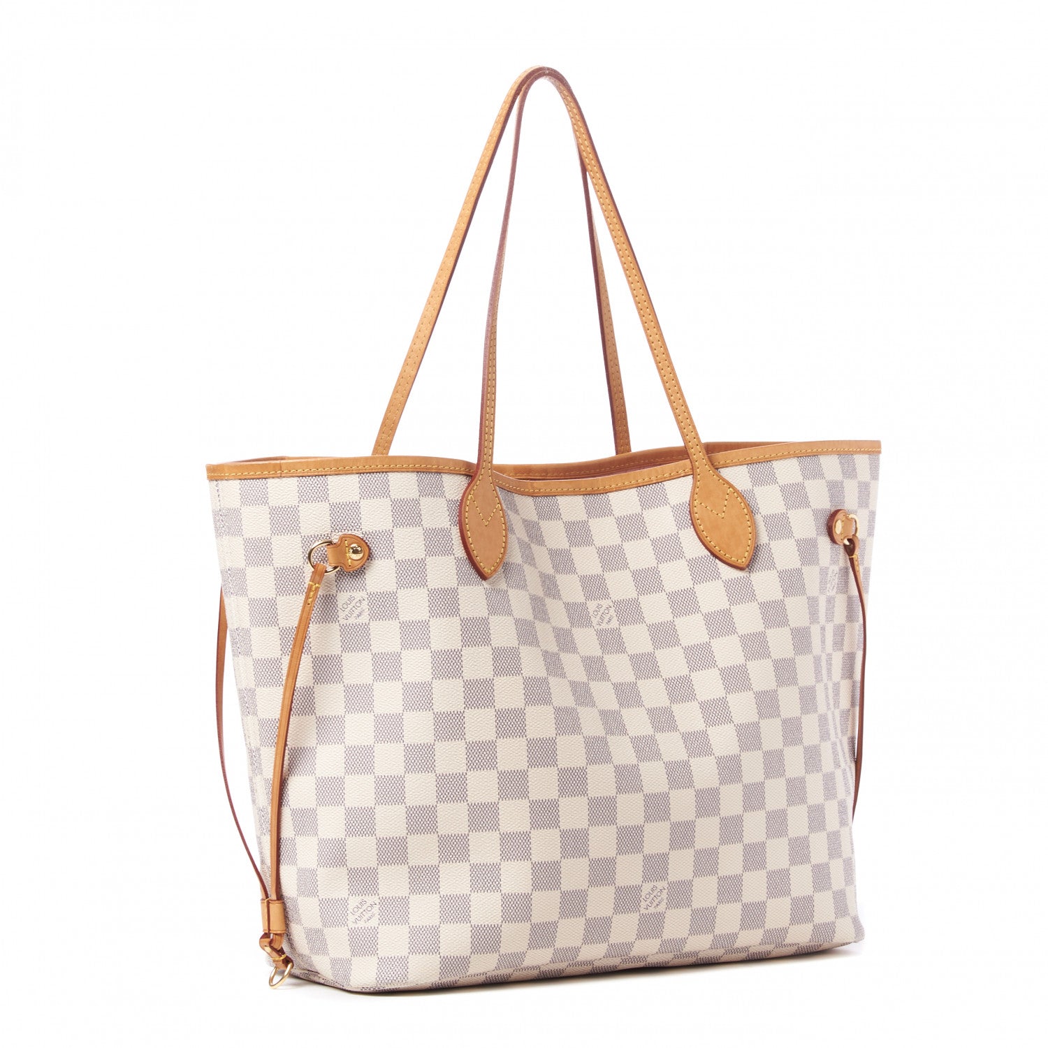 Louis Vuitton Damier Azur Neo Neverfull MM Rose Ballerine 2 of 8