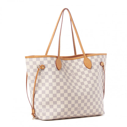 Louis Vuitton Damier Azur Neo Neverfull MM Rose Ballerine 2 of 8