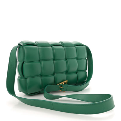 Bottega Veneta Nappa Maxi Intreccio Padded Cassette Crossbody Bag Racing Green 3 of 14
