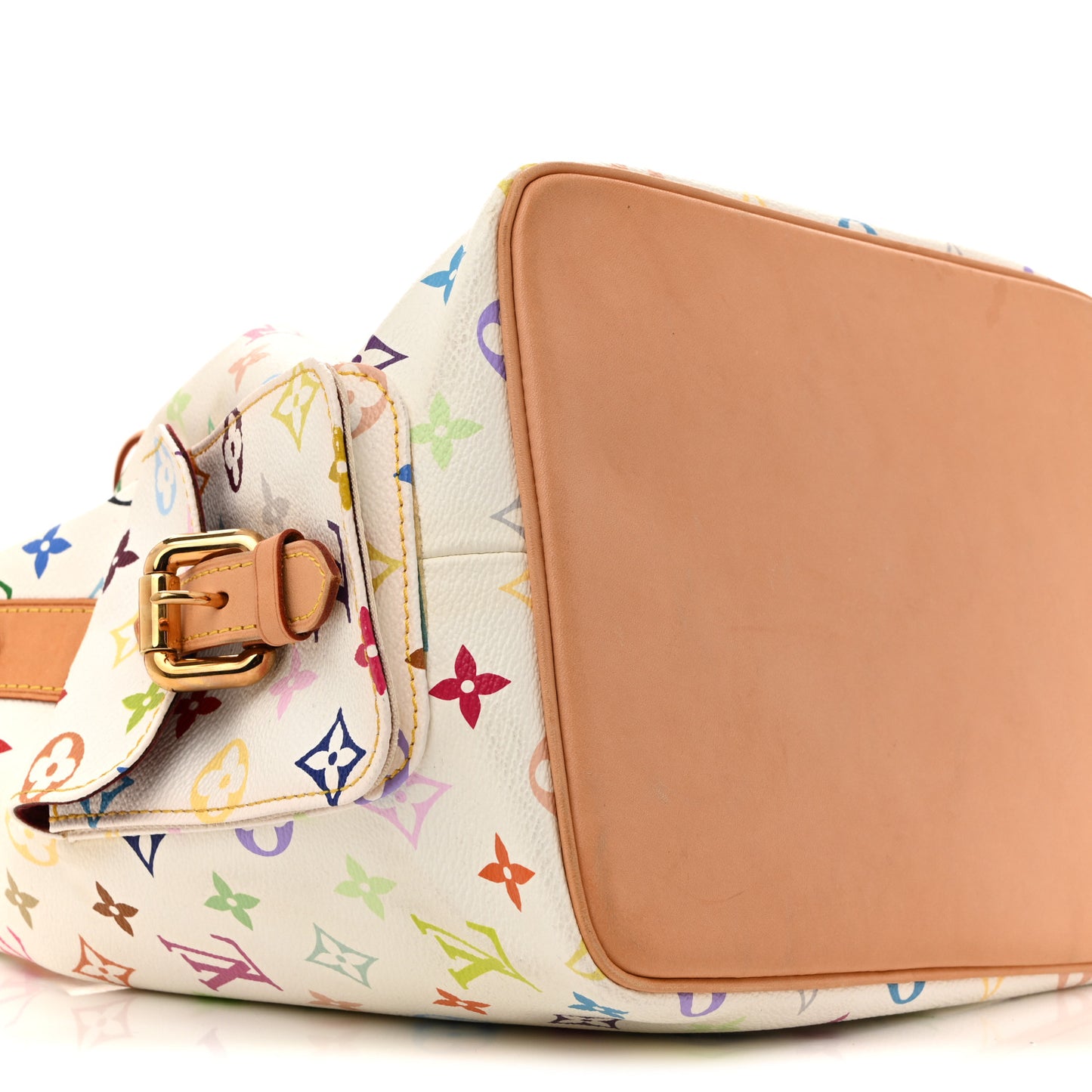 Monogram Multicolor Petit Noe White