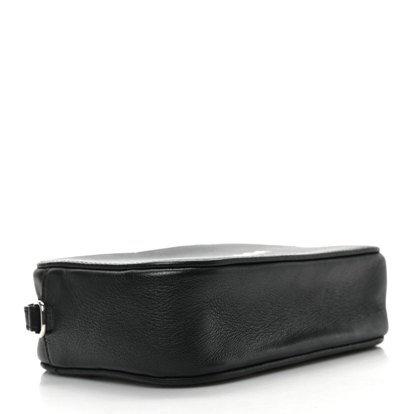 Calfskin Logo XS Everyday Camera Bag with Handle Black