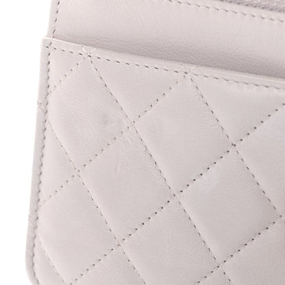 Chanel Lambskin Quilted Trendy CC Wallet On Chain WOC Lilac 13 of 14
