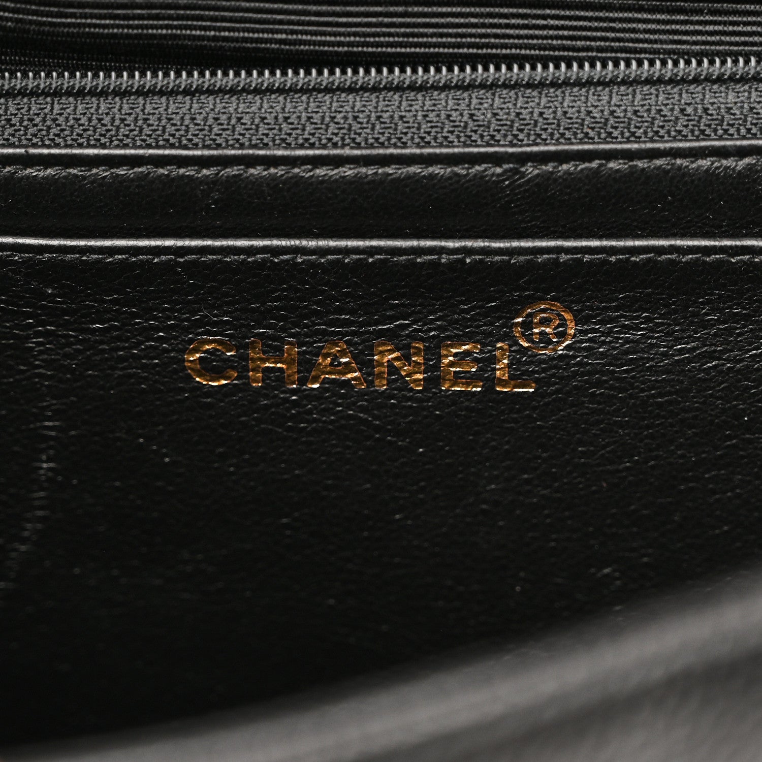 Chanel Caviar Vertical Quilted Jumbo Single Flap Black 6 of 10