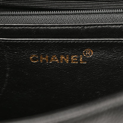 Chanel Caviar Vertical Quilted Jumbo Single Flap Black 6 of 10