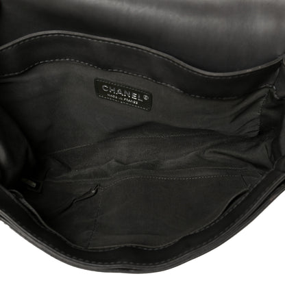 Chanel Calfskin New Medium Boy Reverso Flap Black 5 of 14