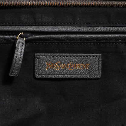 Saint Laurent Leather Large Cabas ChYc Bag Grey 6 of 11