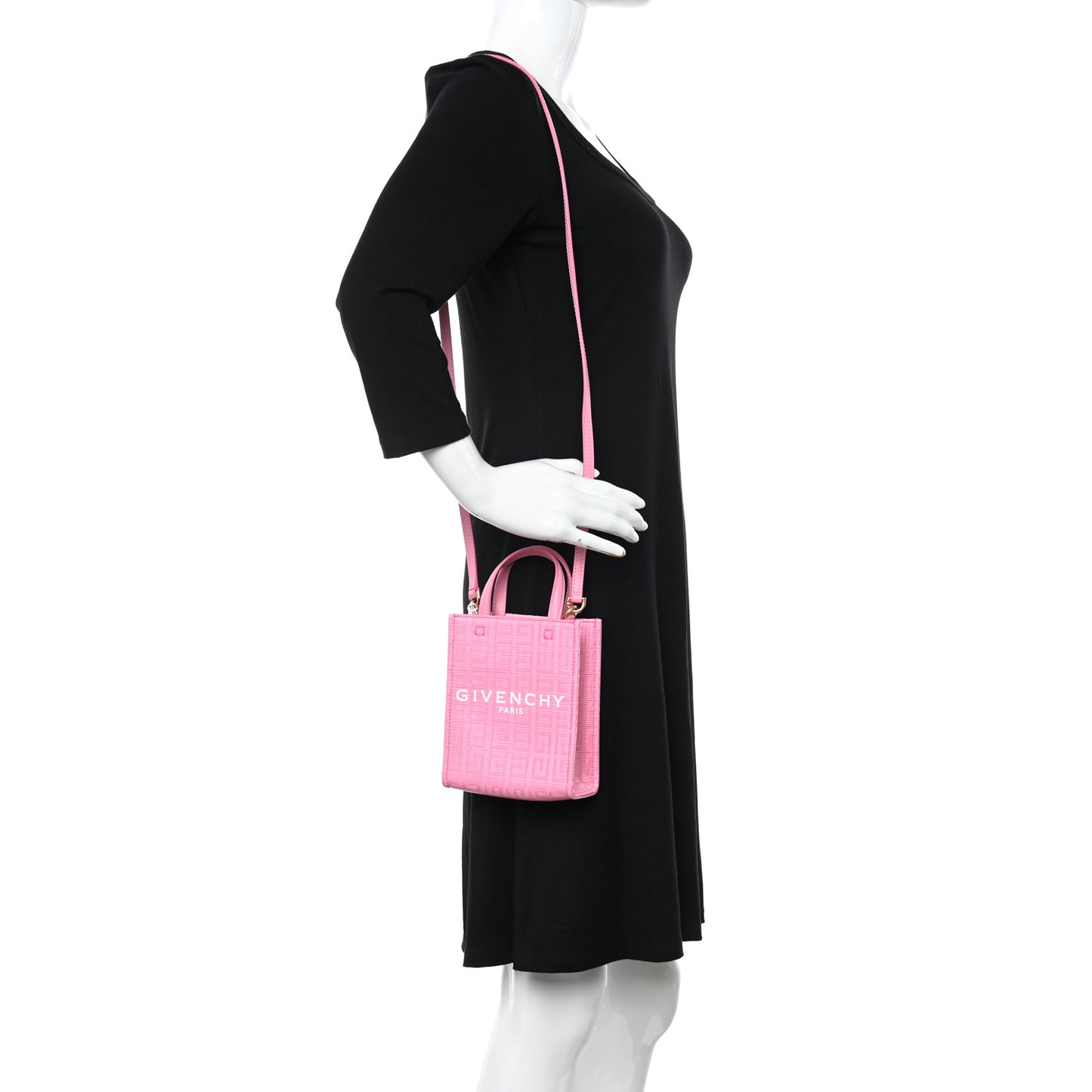 Coated Canvas Logo 4G Mini Tote Tote Pink