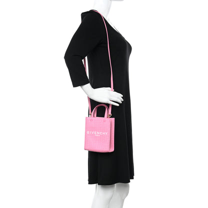Givenchy Coated Canvas Logo 4G Mini Tote Tote Pink 2 of 9