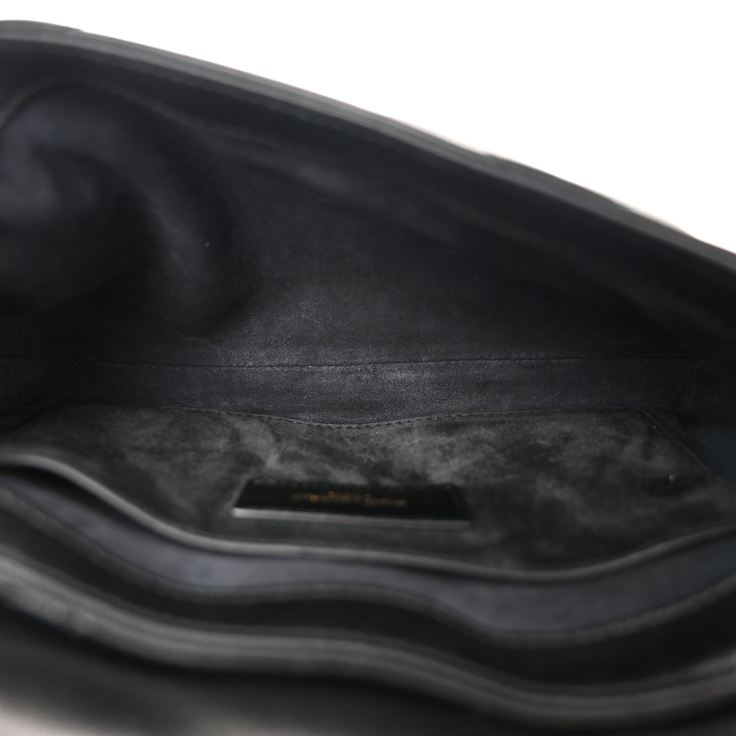 Lambskin Quilted Le 57 Diamond Shoulder Bag Black